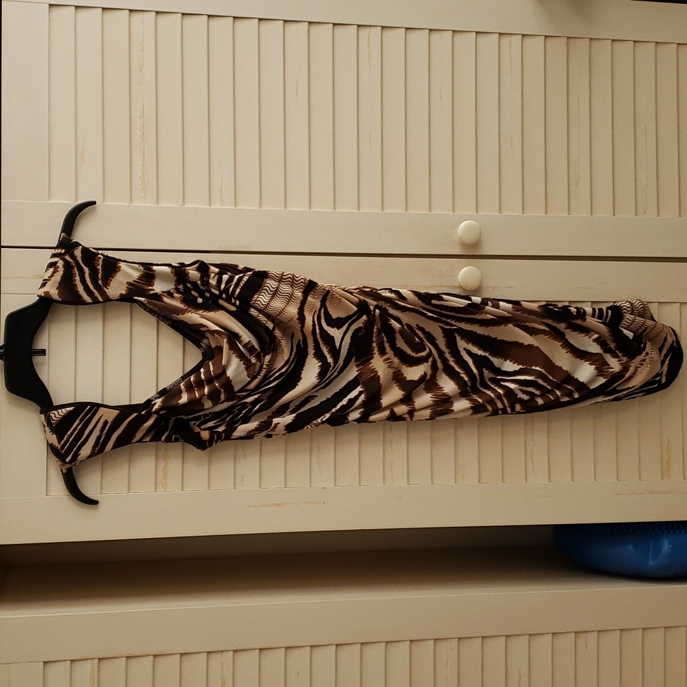 Animal print dress